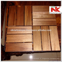 Azulejos de plataforma de madeira do Vietnã 300x300x19 mm - Longo prazo de acabamento por revestimento de óleo
